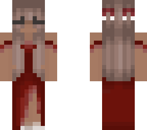 red dress