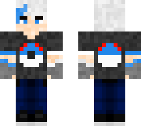 team mystic grean w/white hair