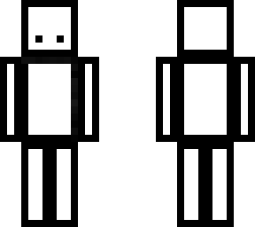 white & black