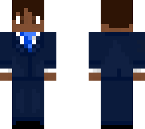 blue suit