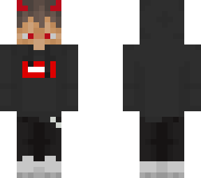 boy with devil horns