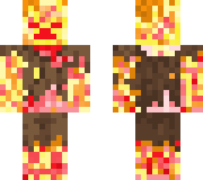 drowned in lava