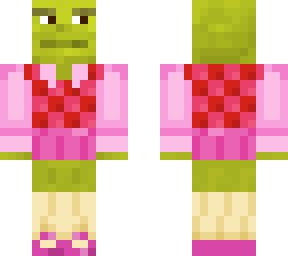 shrek in pink