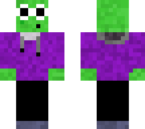 slime with purple jacket