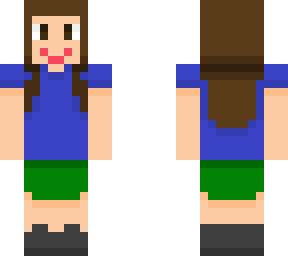 a girl skin portrayed by me