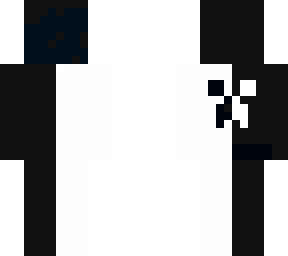 black and white skin