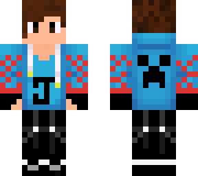 blue hoddie