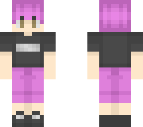 boy with pink hairs