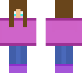 casual pinkish magenta sweatshirt and blue jeans with purple boots