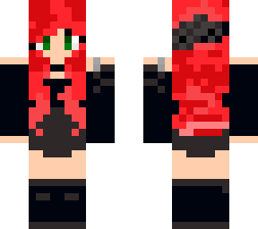red hair goth