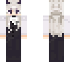 white hair demon