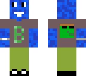 blue man