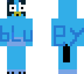 bluey with a tail