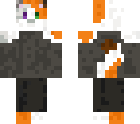 fluffy calico cat in sleeveless shirt