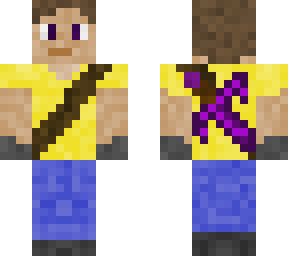 guy with sword on back