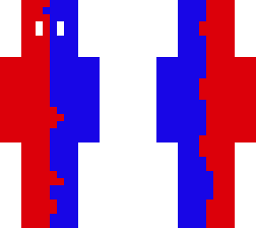 red & blue