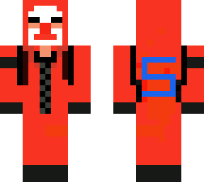 red criminal with s