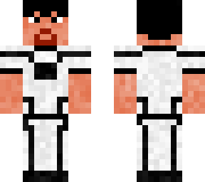 red unmodified suit