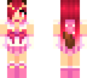 sakura as sailor chibi moon