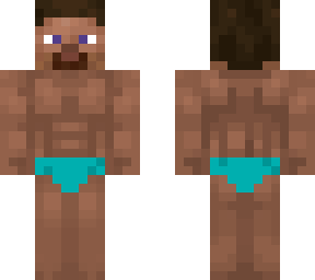 Shirtless Steve (new) | Minecraft Skin