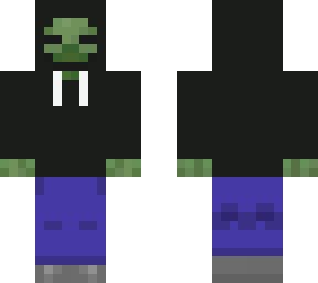 smiling zombie (hoodie - dark grey/black)