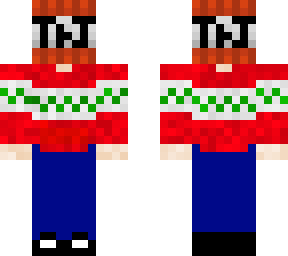 tnt head with ugly sweater