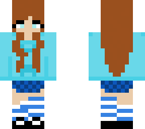 blue hoodie waifu