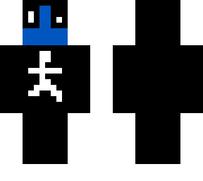 blueman with hoodie