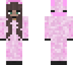 girl in piggy onesie