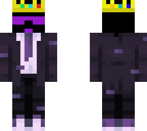 glitch king in a suit