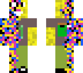 glitch yellow man