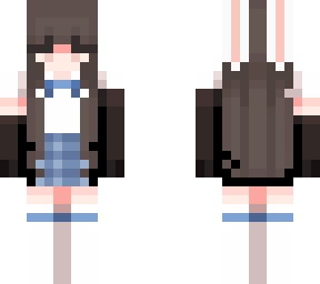 blue bun