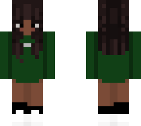 dark green sweater