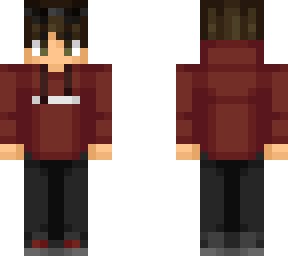 dazzles (me) - simple red hoodie