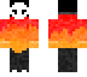 fire skin with mask