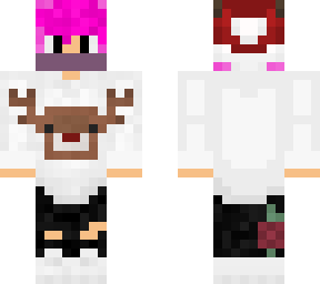 pink hair boy (christmas edition)
