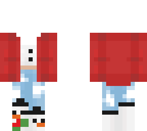 reindeer and snowmen | raffle base | back