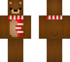 bear with scarf (christmas)
