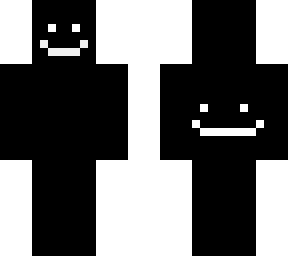 black white