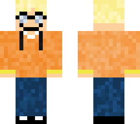 blond, white boy with glasses
