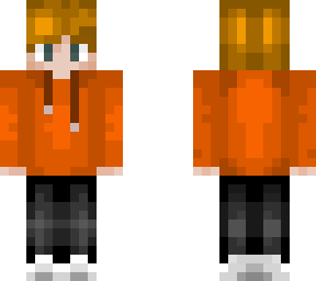 casual orange skin