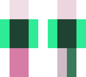 colour block skin (potential lore)