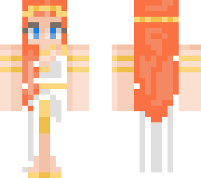 goddess athena in white dress