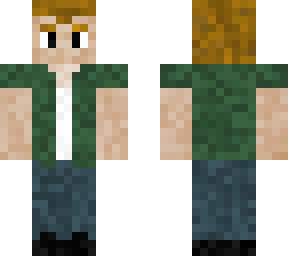 green jacket