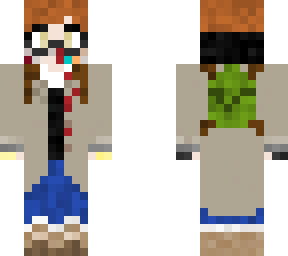 infected jaybird [scarless edition]  (minecraft oc/persona)