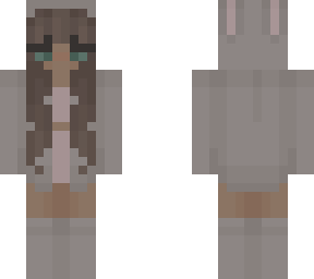 mouse girl but with green eyes