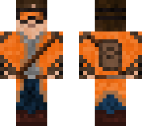 orange explorer w/goggles 3d
