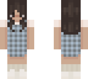poppy - blue plaid dress
