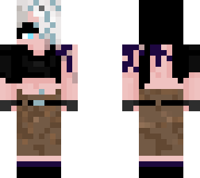 short silver haired girl
