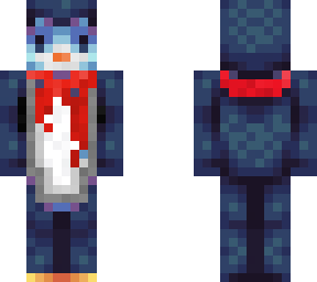this penguin got a scarf